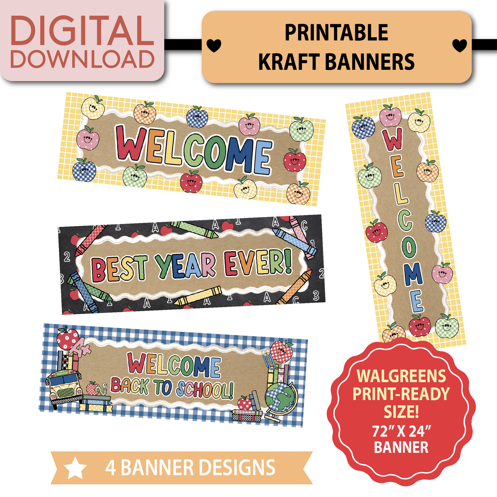 90s teacher printable walgreens kraft banner
