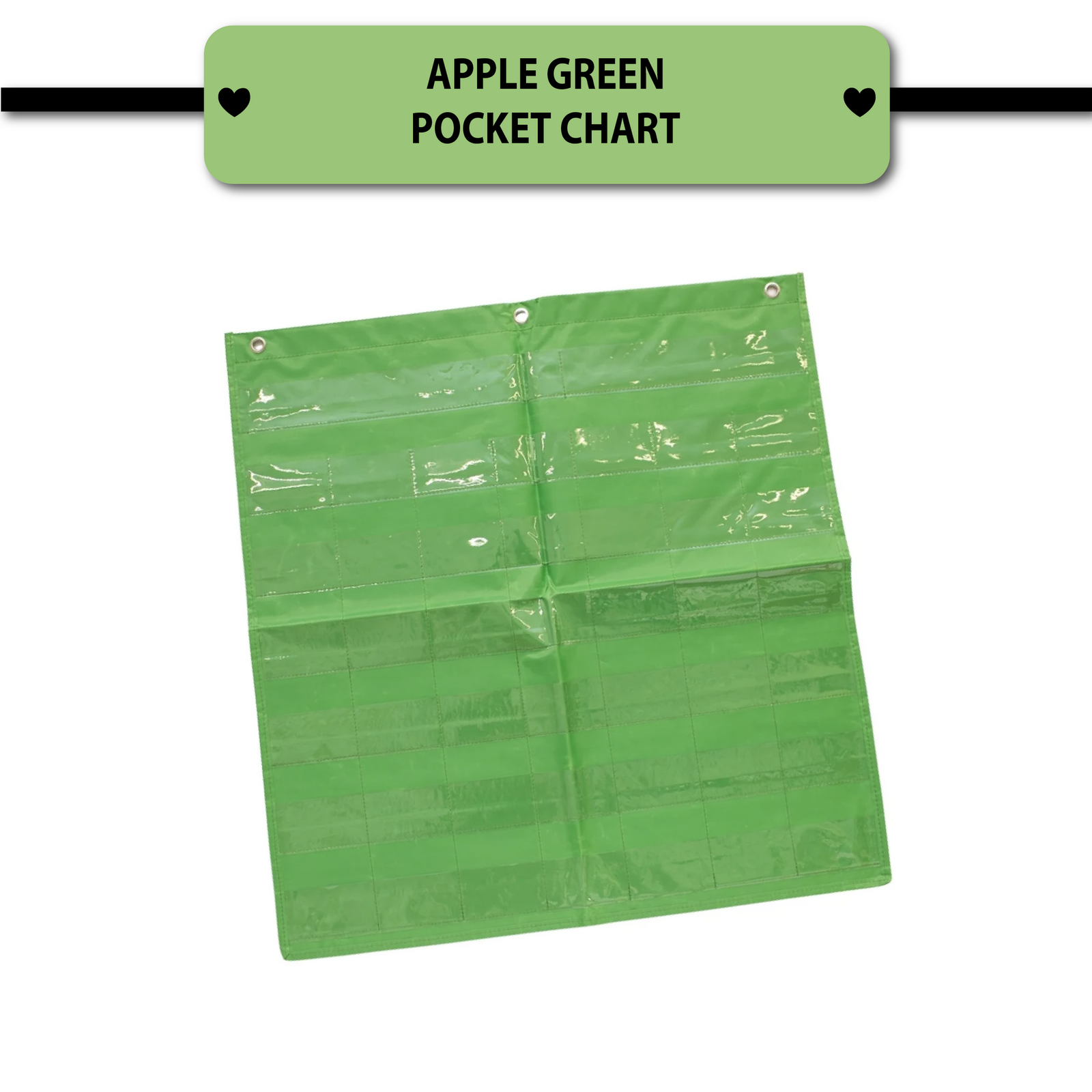 apple green calendar pocket chart