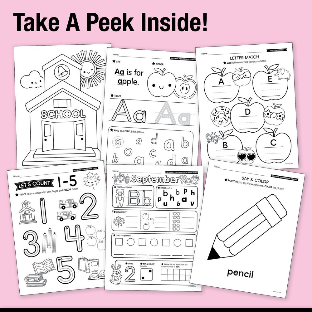 Big Book of September Kindergarten Thematic Unit Bundle