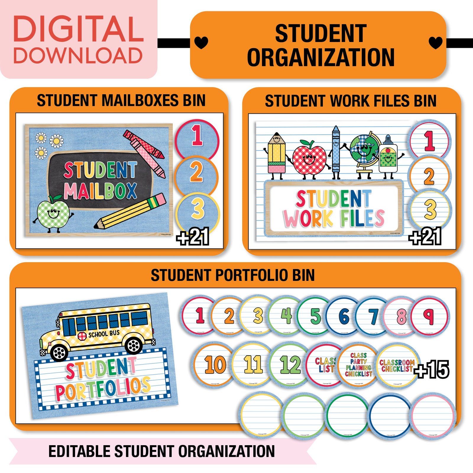 90s Teacher Complete Classroom Decor Bundle